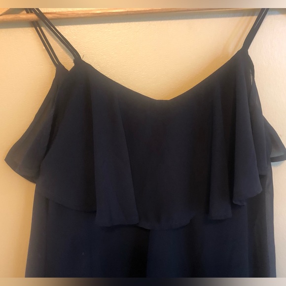 Navy Blue Mini Dress - Picture 2 of 3